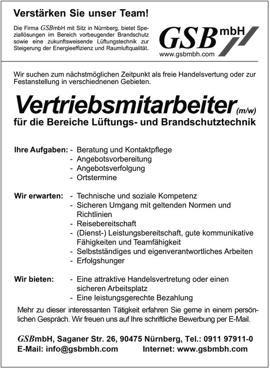 Vertriebsmitarbeiter